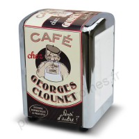 Distributeur de serviettes papier déco " George Clounet "