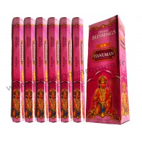 Encens HANUMAN DIVINE BLESSINGS boîte de 6 étuis de 20 bâtonnets