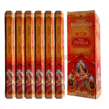 Encens MAA DURGA DIVINE BLESSINGS boîte de 6 étuis de 20 bâtonnets