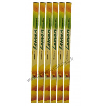 Encens CITRON DARSHAN Promo 6 étuis de 8 bâtonnets