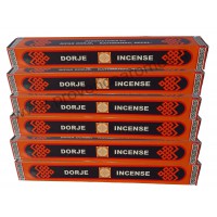 Encens DORJE INCENSE Tibetan lot de 6 étuis de 30 bâtonnets