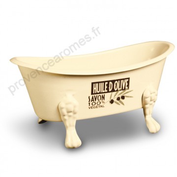 Porte Savon Baignoire Fer "Olive"