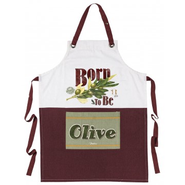 Tablier de cuisine BORN TO BE OLIVE Natives déco rétro vintage