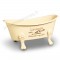 Porte savon baignoire ancienne "Lavande" Natives déco rétro vintage