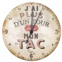 Horloge DANS MON TAC Natives déco rétro vintage