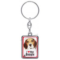 Porte-clés chien BEAGLE en métal