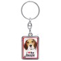 Porte-clés chien BEAGLE en métal