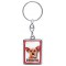 Porte-clés chien CHIHUAHUA marron chocolat en métal