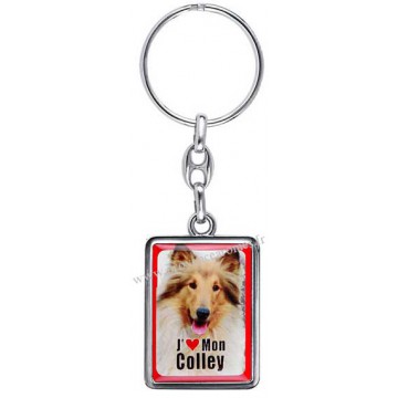 Porte-clés chien COLLEY en métal