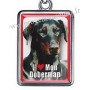 Porte-clés chien DOBERMAN en métal