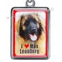 Porte-clés chien LEONBERG en métal