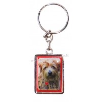 Porte-clés chien NORFOLK TERRIER en métal