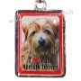 Porte-clés chien NORFOLK TERRIER en métal