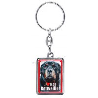 Porte-clés chien ROTTWEILLER en métal