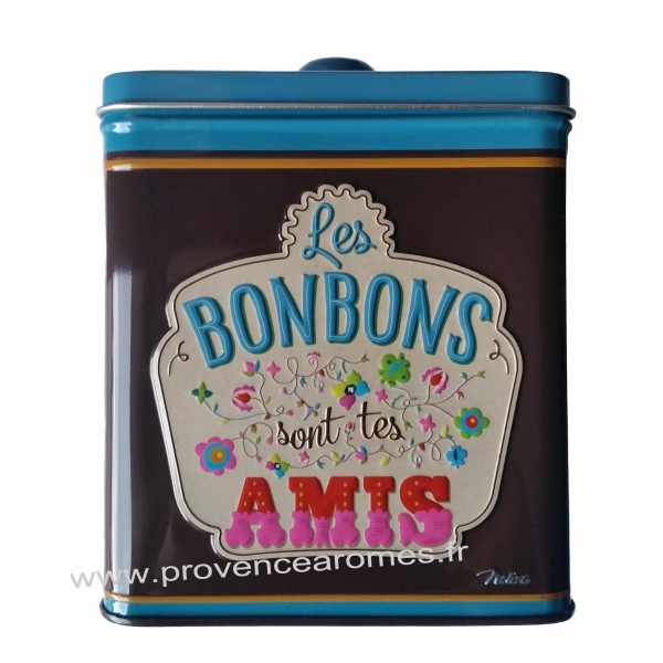 Boîte à bonbons TON AMI Natives déco rétro vintage - Provence