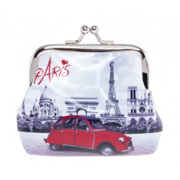 Porte Monnaie à clapet Pars 2CV (deux chevaux) déco rétro