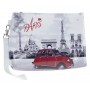 Pochette avec dragonne Paris 2CV (deux chevaux) déco rétro