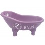 Porte savon céramique baignoire ancienne couleur lavande LE BAIN