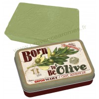 Boîte et savon BORN TO BE OLIVE Natives déco rétro vintage