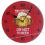 Horloge TO BEER OR NOT TO BEER déco rétro vintage