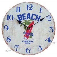 Horloge BEACH Dream déco rétro vintage