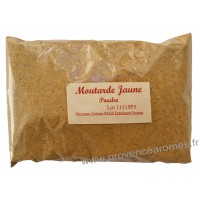 Moutarde jaune graines poudre - 100 gr