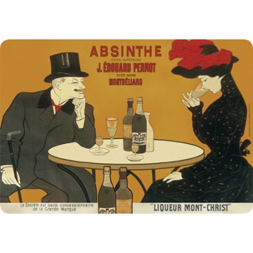 Set de table ABSINTHE PERNOT déco rétro vintage publicitaire