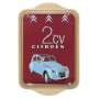 Petit plateau en métal 2 CV deux chevaux Citroën déco publicité rétro vintage