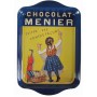 Petit plateau en métal Chocolat Menier déco publicité rétro vintage