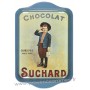 Petit plateau en métal CHOCOLAT SUCHARD Garçon déco publicité rétro vintage