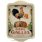 Petit plateau en métal BIERE GALLIA déco publicité rétro vintage