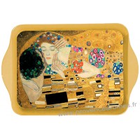 Petit plateau en métal LE BAISER Gustav Klimt 1906