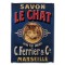 Torchon Savon LE CHAT déco publicité rétro vintage