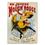 Torchon AU JOYEUX MOULIN ROUGE déco publicité rétro vintage