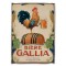 Torchon BIERE GALLIA déco publicité rétro vintage