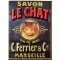 Magnet plaque SAVON LE CHAT déco publicité rétro vintage