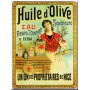 Magnet plaque HUILE D'OLIVE supérieur déco publicité rétro vintage