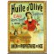 Magnet plaque HUILE D'OLIVE supérieur déco publicité rétro vintage