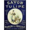 Magnet plaque SAVON LA TULIPE déco publicité rétro vintage