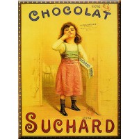 Magnet plaque CHOCOLAT SUCHARD déco publicité rétro vintage