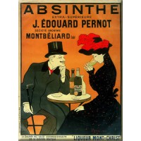 Magnet plaque ABSINTHE PERNOT déco publicité rétro vintage