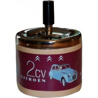 Cendrier poussoir 2 CV Deux Chevaux Citroën déco publicité rétro vintage