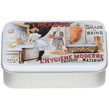 Boîte à savon LAVABOS L'HYGIÈNE MODERNE déco publicité rétro vintage