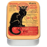 Boîte à savon TOURNÉE DU CHAT NOIR Hôtel Drouot déco affiche rétro vintage