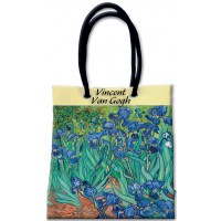 Sac toile LES IRIS Van Gogh 1889 déco artistique rétro vintage