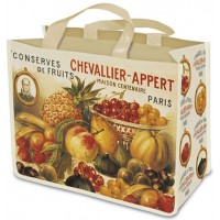 Sac Cabas CONSERVES DE FRUITS déco publicité rétro vintage
