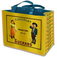 Sac Cabas chocolat SUCHARD déco publicité rétro vintage