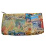 Trousse à crayons ou maquillage patchwork PROVENCE déco publicité rétro vintage