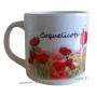 Mug expresso Coquelicot