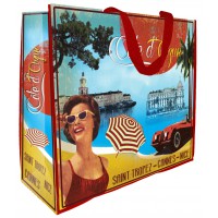 Sac Cabas PIN-UP Côte d'Azur déco rétro vintage